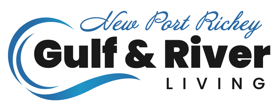 New Port Richey 
Gulf & River Living logo